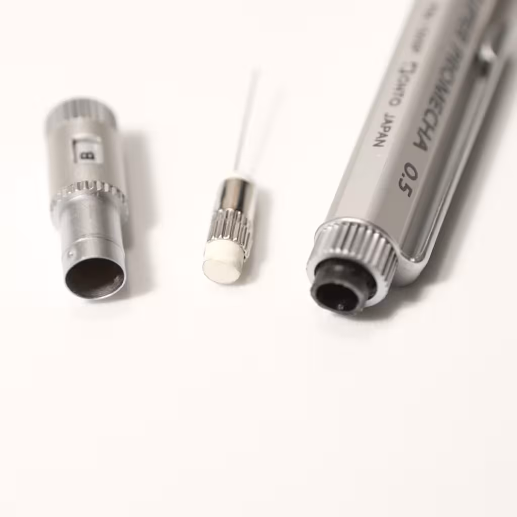 OHTO Super Promecha自動鉛筆 橡皮擦與通針