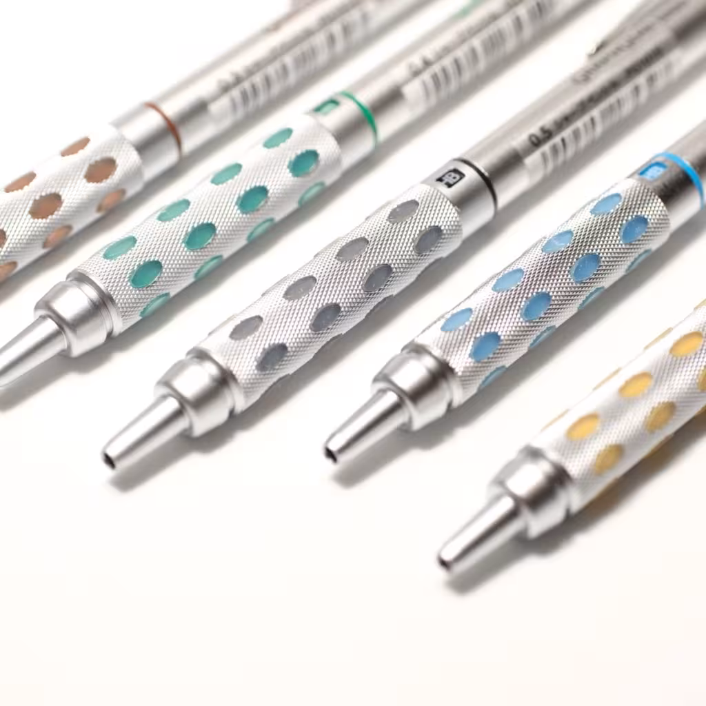 PENTEL GRAPHGEAR 1000 全系列握位特寫