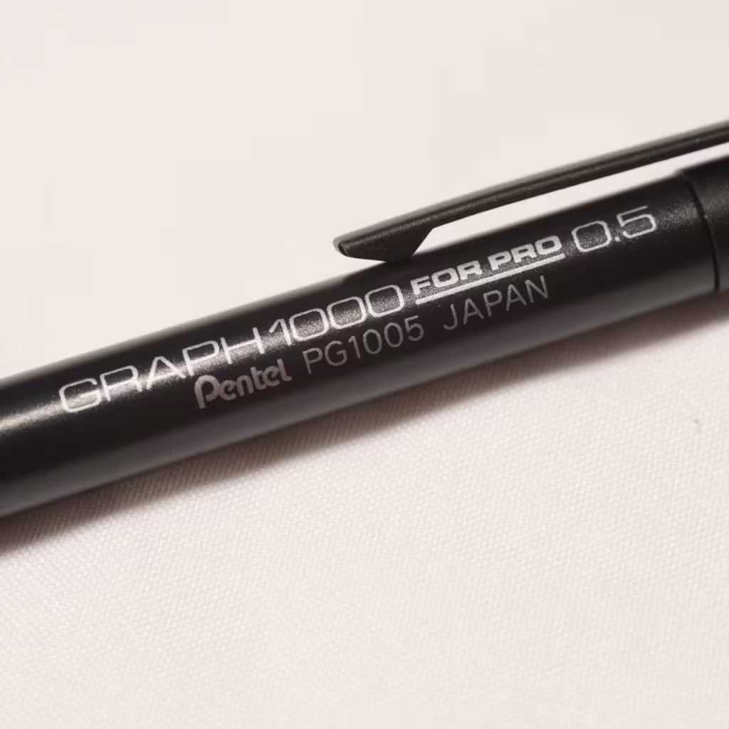 PENTEL GRAPH1000 for pro (PG1005)  Pentel製圖用自動鉛筆60週年限定版 LOGO