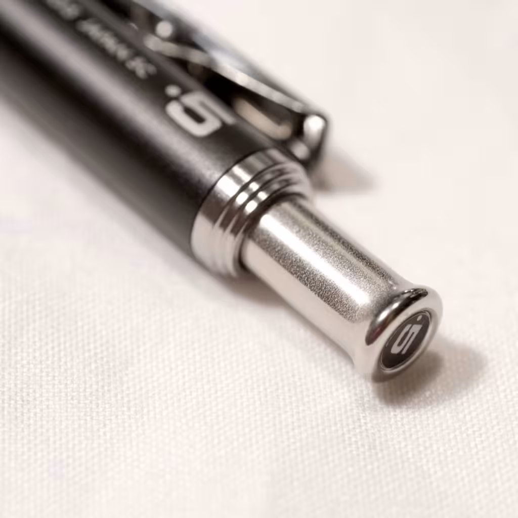 PENTEL GRAPHGEAR 1000 (PG1015)  Pentel製圖用自動鉛筆60週年限定版 筆夾部分 尾端