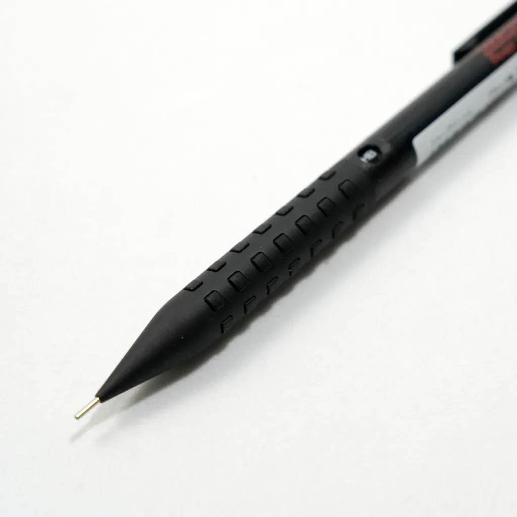 經典自動鉛筆推薦-Pentel SMASH Q1005的方塊點點握位